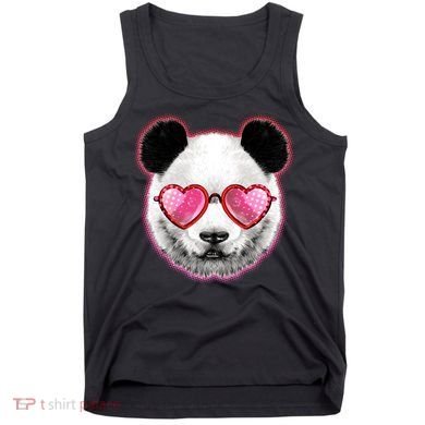 Valentine Panda Love Shades Tank Top