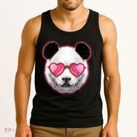 Valentine Panda Love Shades Tank Top thumb 3