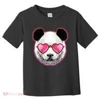 Valentine Panda Love Shades Toddler T-Shirt thumb 0
