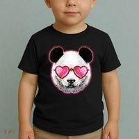 Valentine Panda Love Shades Toddler T-Shirt thumb 2