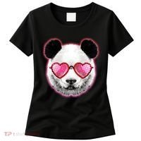 Valentine Panda Love Shades Women's T-Shirt thumb 0