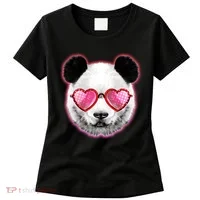 Valentine Panda Love Shades Women's T-Shirt thumb 0