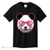 Valentine Panda Love Shades Kids T-Shirt thumb 0