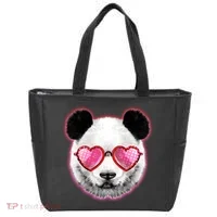 Valentine Panda Love Shades Tote Bag thumb 0