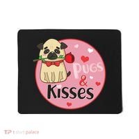 Valentine Pug And Kisses Mousepad thumb 0