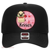 Valentine Pug And Kisses Hat thumb 0