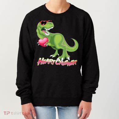 Valentine T-Rex Heart Crusher Women's Sweatshirt