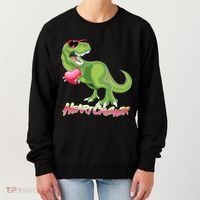 Valentine T-Rex Heart Crusher Women's Sweatshirt thumb 0