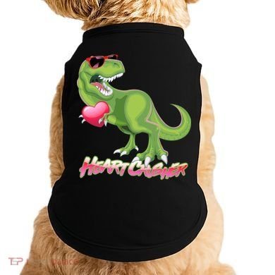 Valentine T-Rex Heart Crusher Doggie Tank