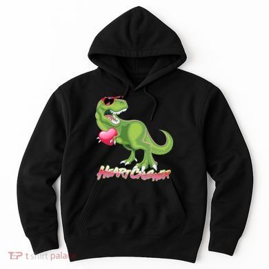 Valentine T-Rex Heart Crusher Hoodie