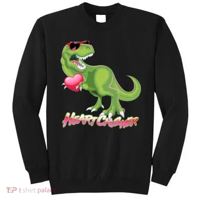 Valentine T-Rex Heart Crusher Sweatshirt