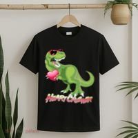 Valentine T-Rex Heart Crusher T-Shirt thumb 2