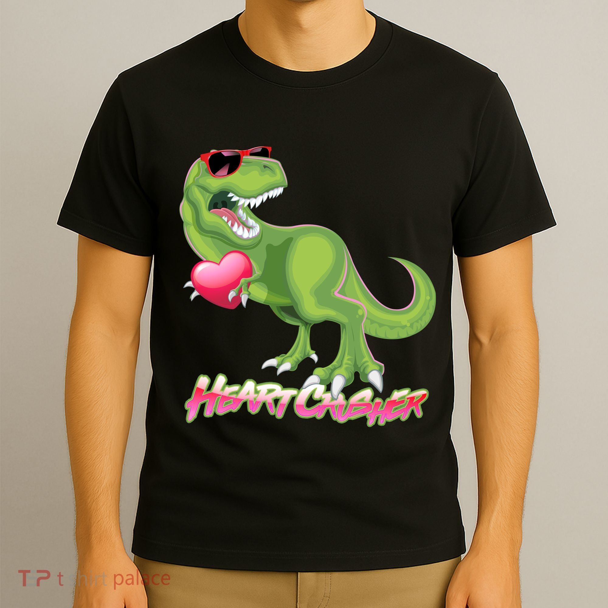 Valentine T-Rex Heart Crusher T-Shirt