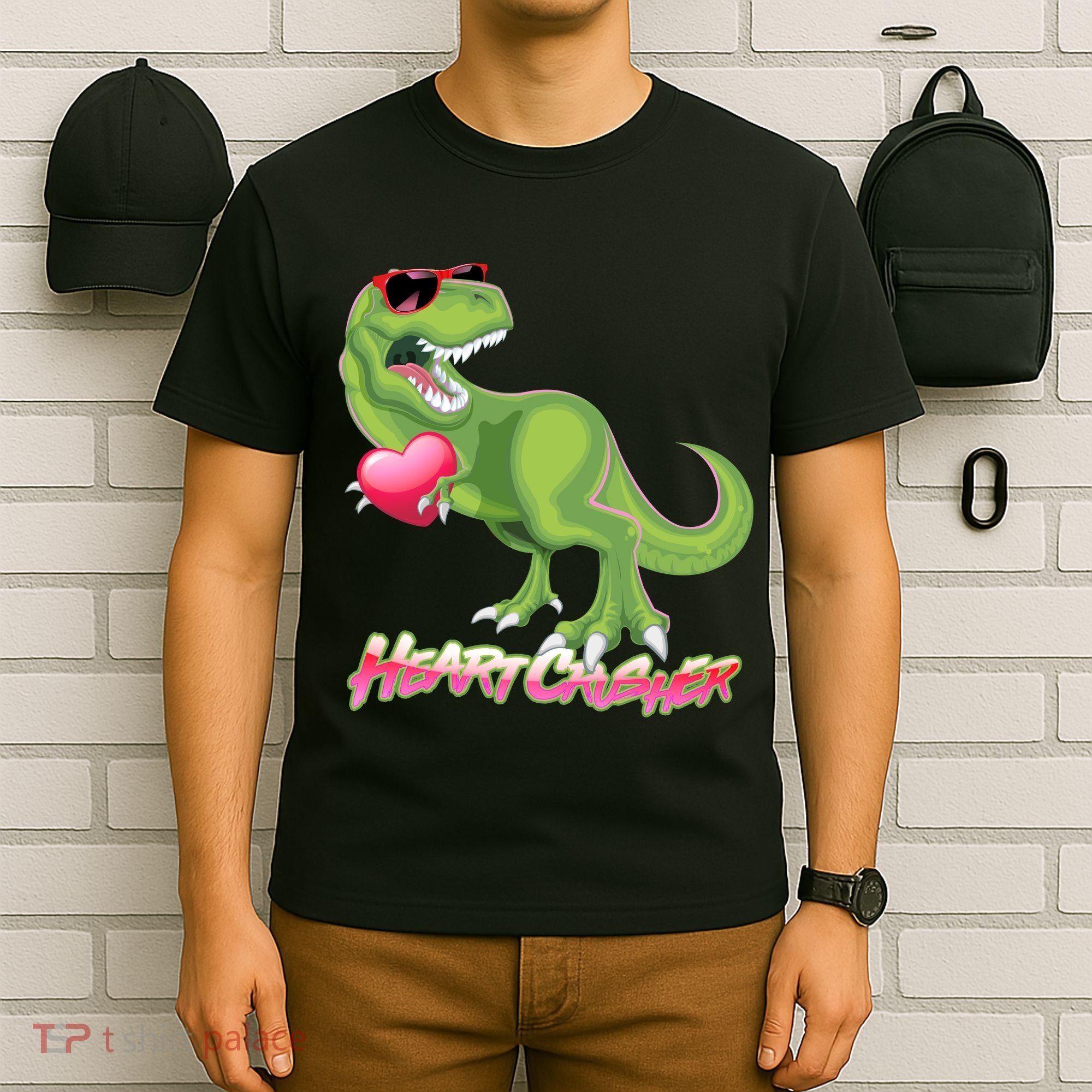 Valentine T-Rex Heart Crusher T-Shirt