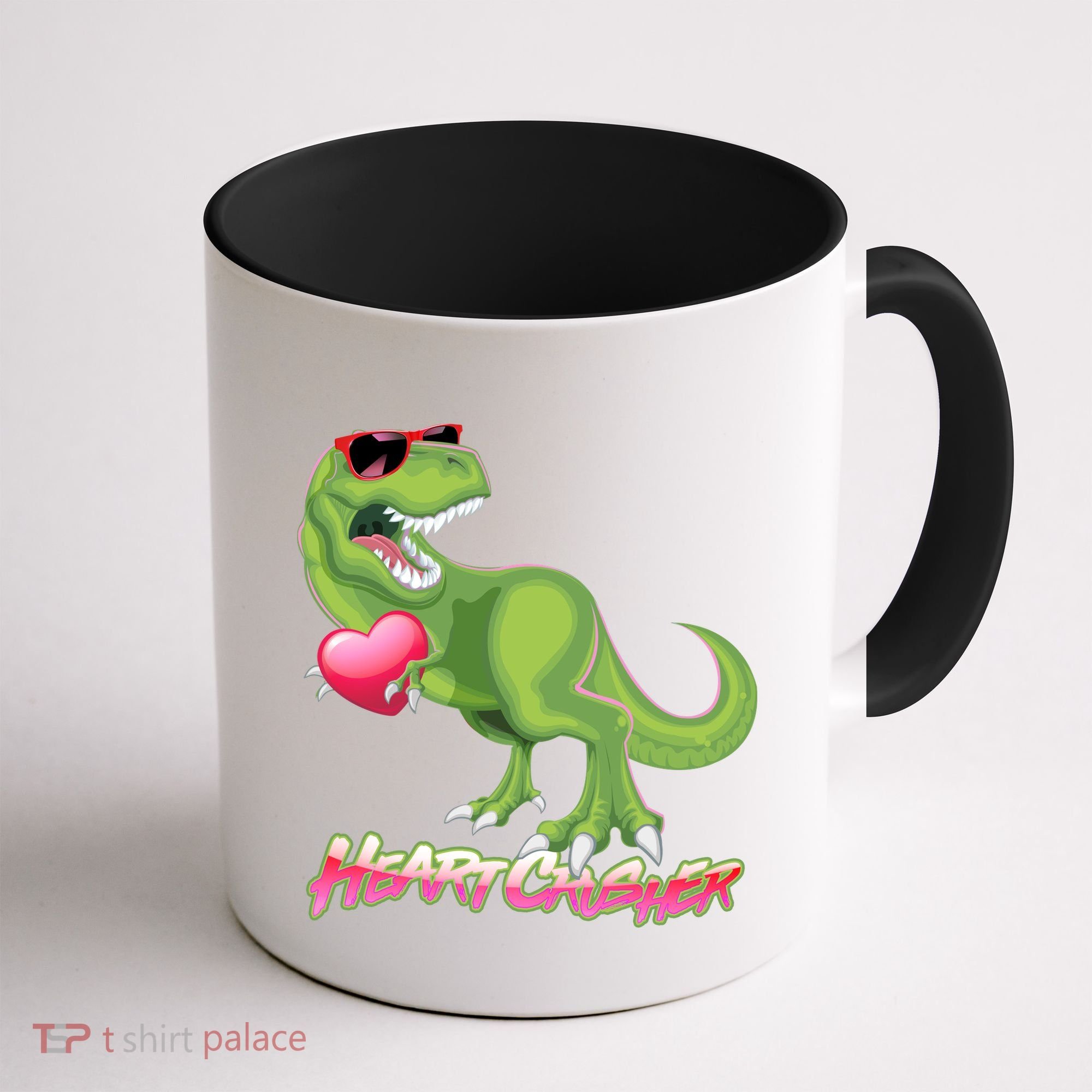 Valentine T-Rex Heart Crusher Coffee Mug