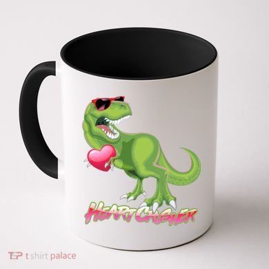 Valentine T-Rex Heart Crusher Coffee Mug