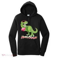 Valentine T-Rex Heart Crusher Women's Hoodie thumb 0