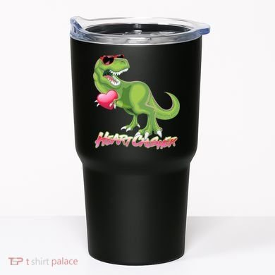Valentine T-Rex Heart Crusher Tumbler