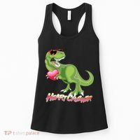 Valentine T-Rex Heart Crusher Women's Tank Top thumb 0