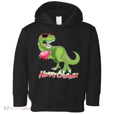 Valentine T-Rex Heart Crusher Toddler Hoodie