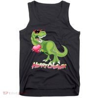 Valentine T-Rex Heart Crusher Tank Top thumb 0