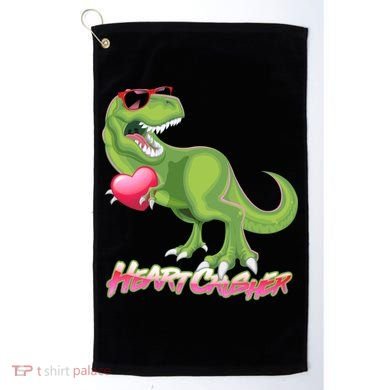 Valentine T-Rex Heart Crusher Golf Towel