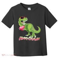 Valentine T-Rex Heart Crusher Toddler T-Shirt thumb 0