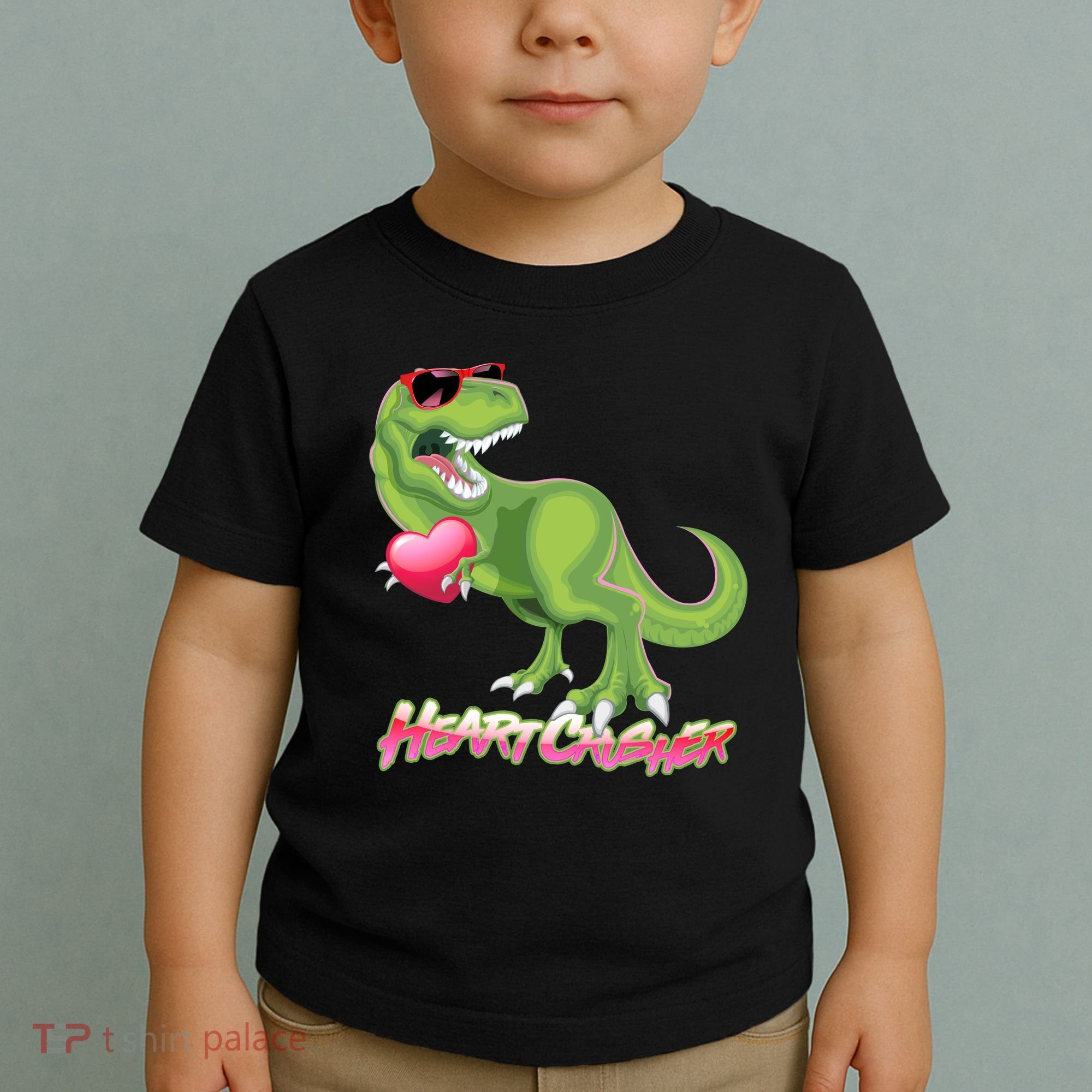 Valentine T-Rex Heart Crusher Toddler T-Shirt
