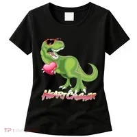 Valentine T-Rex Heart Crusher Women's T-Shirt thumb 0