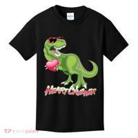 Valentine T-Rex Heart Crusher Kids T-Shirt thumb 0