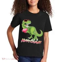 Valentine T-Rex Heart Crusher Kids T-Shirt thumb 2