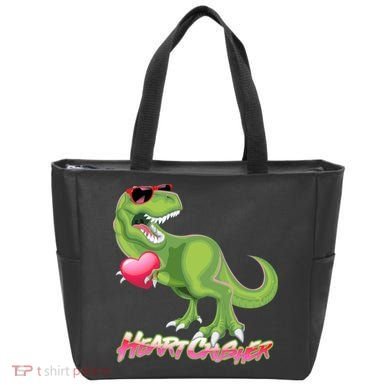 Valentine T-Rex Heart Crusher Tote Bag