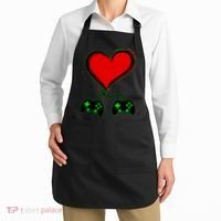 Valentine Video Game Controllers Heart Apron thumb 2