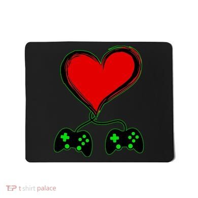 Valentine Video Game Controllers Heart Mousepad