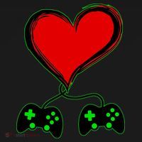 Valentine Video Game Controllers Heart Mousepad thumb 1