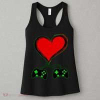 Valentine Video Game Controllers Heart Women's Tank Top thumb 3