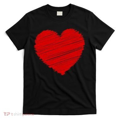 Valentines Classic Sketch Heart T-Shirt