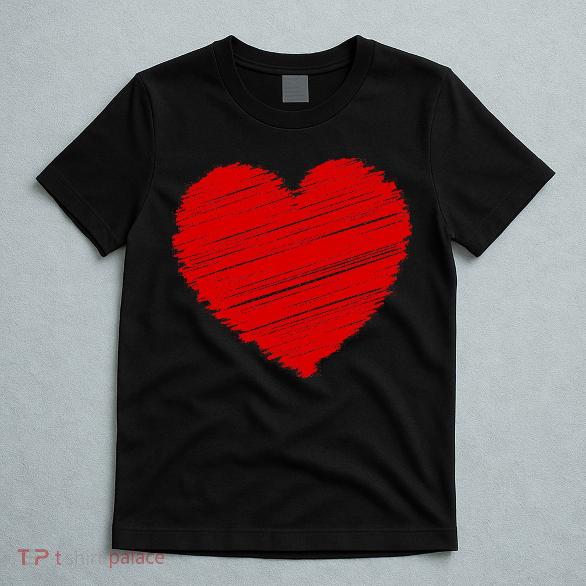 Valentines Classic Sketch Heart T-Shirt