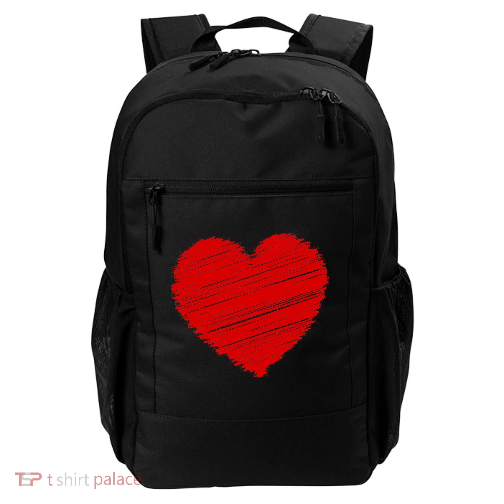 Valentines Classic Sketch Heart Backpack