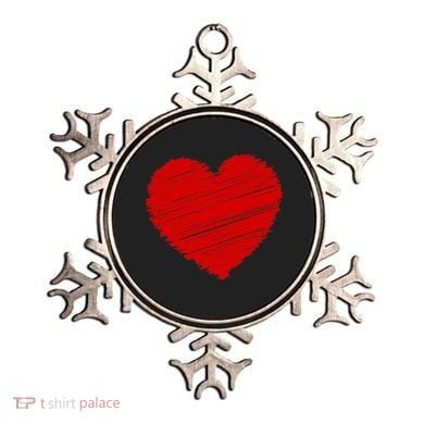 Valentines Classic Sketch Heart Ornament