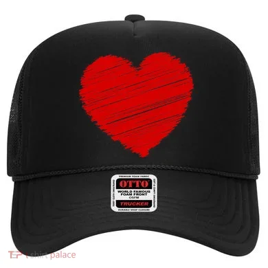 Valentines Classic Sketch Heart Hat