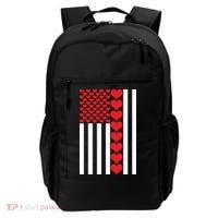 Valentines Day American Flag Backpack thumb 0