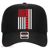 Valentines Day American Flag Hat thumb 0