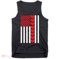 Valentines Day American Flag Tank Top thumb 0