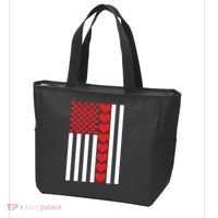 Valentines Day American Flag Tote Bag thumb 3