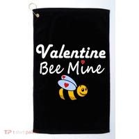 Valentine's Day Bee Mine Golf Towel thumb 0