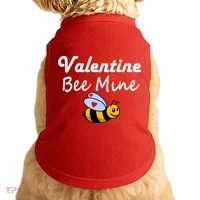 Valentine's Day Bee Mine Doggie Tank thumb 0