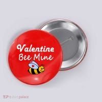 Valentine's Day Bee Mine Button thumb 0