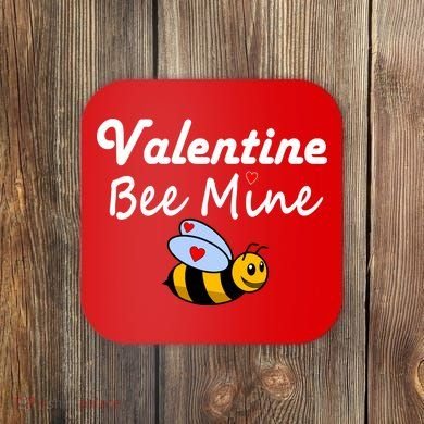 Valentine's Day Bee Mine Coaster
