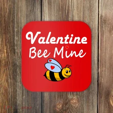 Valentine's Day Bee Mine Coaster